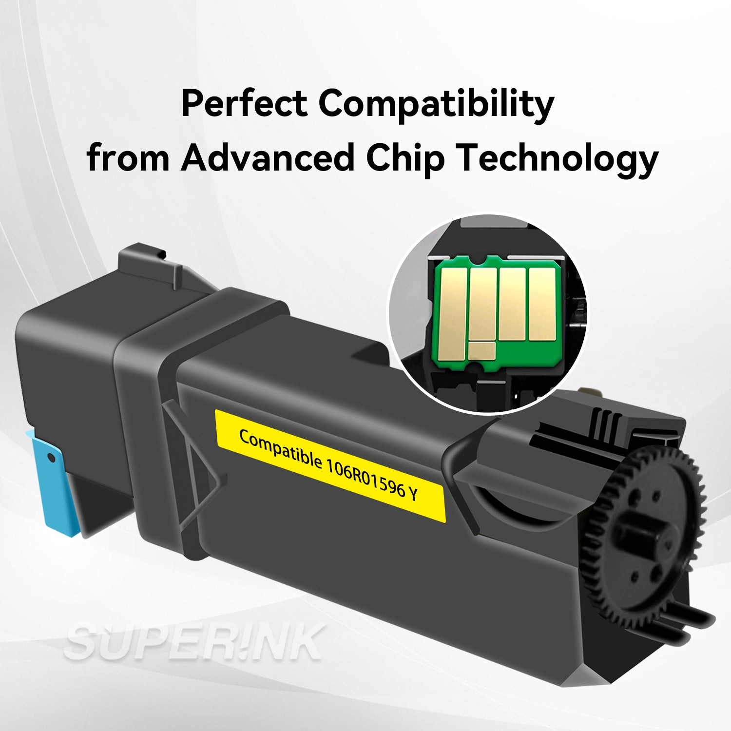 Compatible Xerox 6500/6505 Yellow Toner Cartridge High Yield 106R01596 By Superink