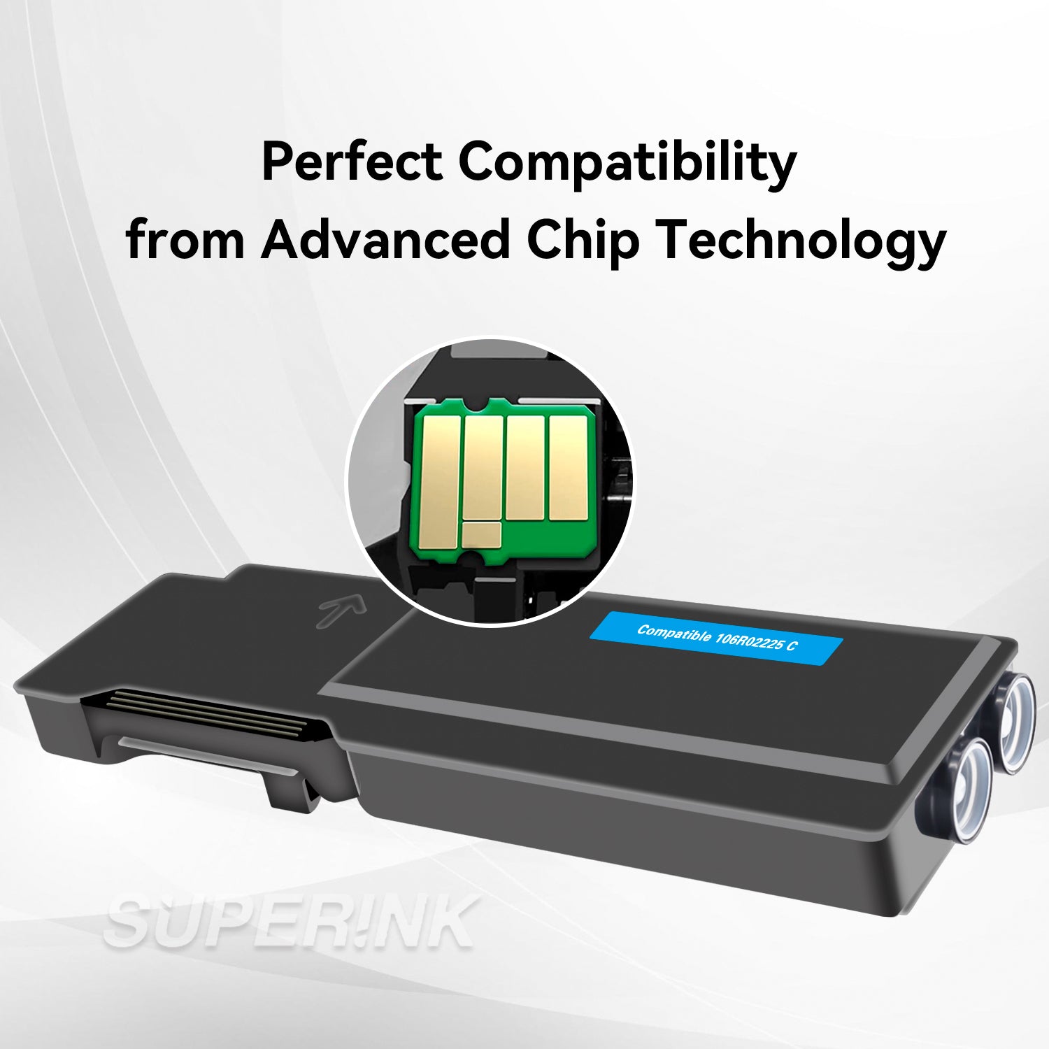 Compatible Xerox 6600 / 106R02225 Toner Cartridge Cyan By Superink