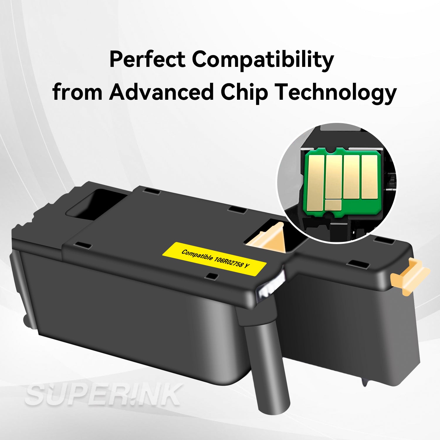 Compatible Xerox 106R02758 Yellow Toner Cartridge for By Superink