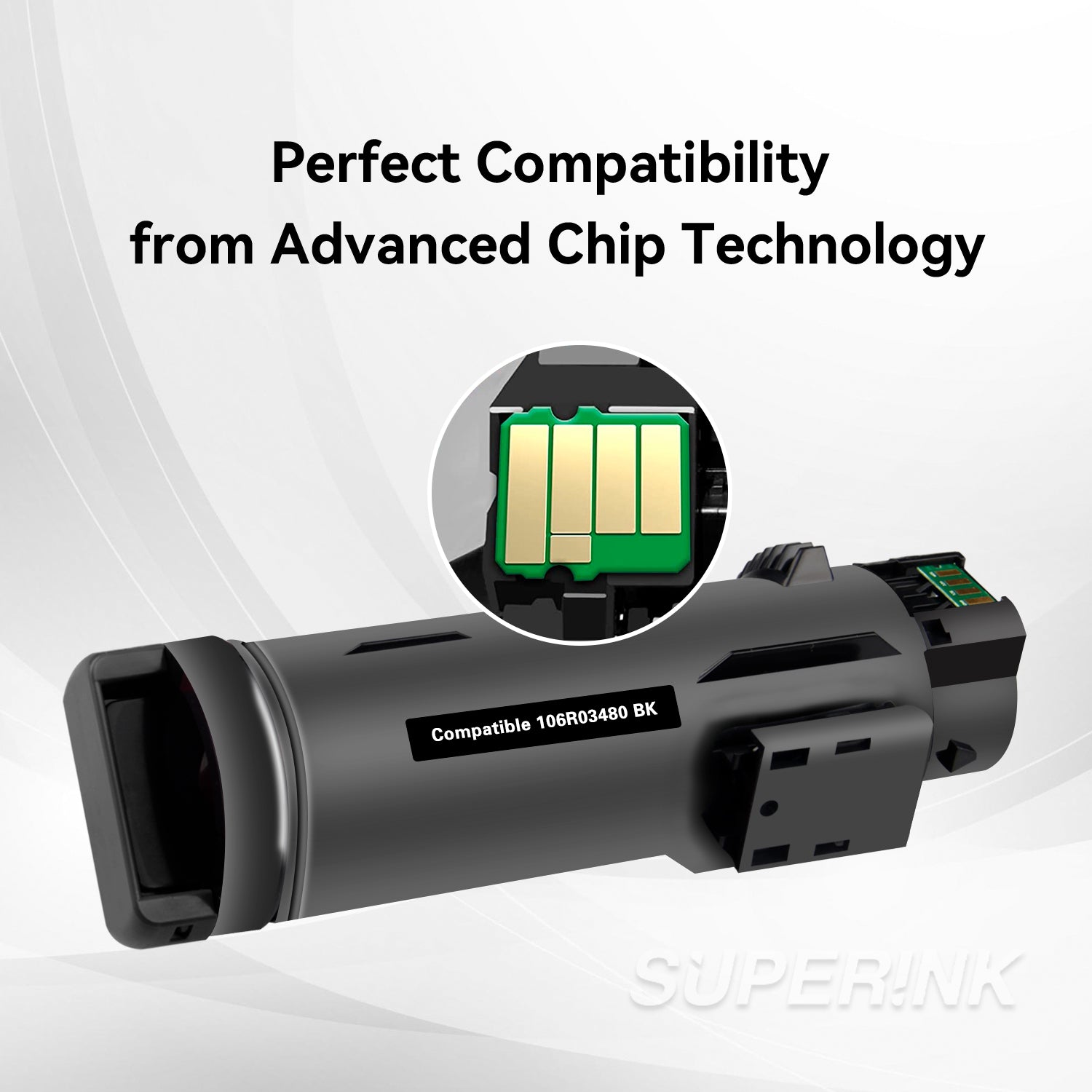 Compatible Xerox 106R03480 Black Toner Cartridge By Superink