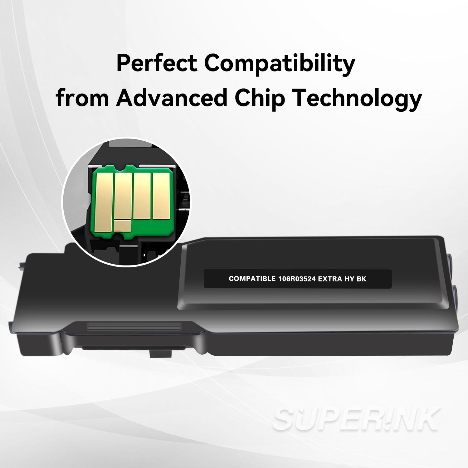 Compatible Xerox 106R03524 Black Toner Cartridge By Superink