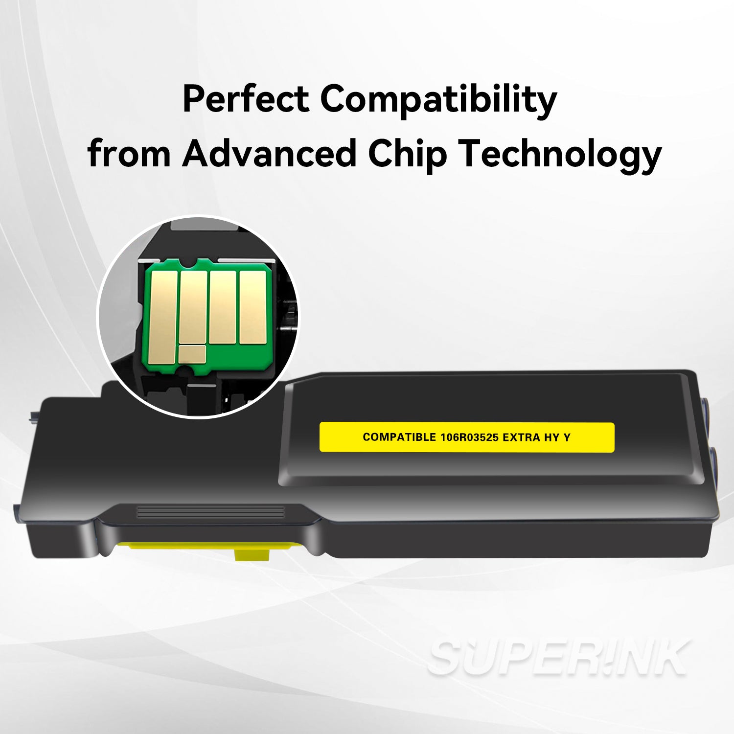 Compatible Xerox 106R03525 Yellow Toner Cartridge By Superink