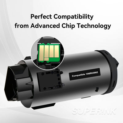 Compatible Xerox 106R03862 Black Toner 12100 Pages by Superink
