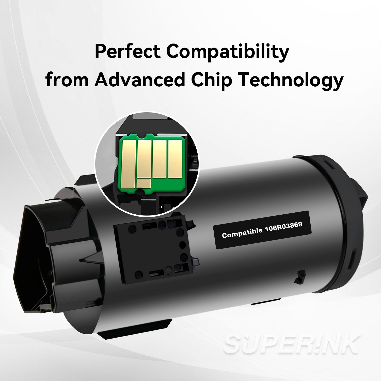 Compatible Xerox 106R03869 Black Toner 12100 Pages by Superink