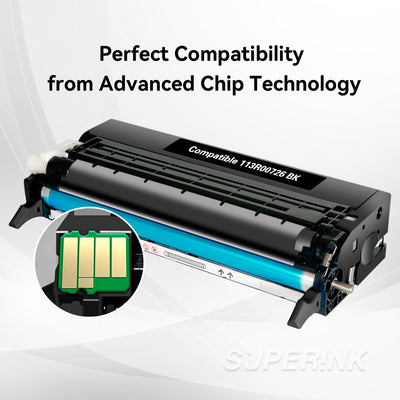 Compatible Xerox 6180 / 113R00726 Black Toner Cartridge By Superink