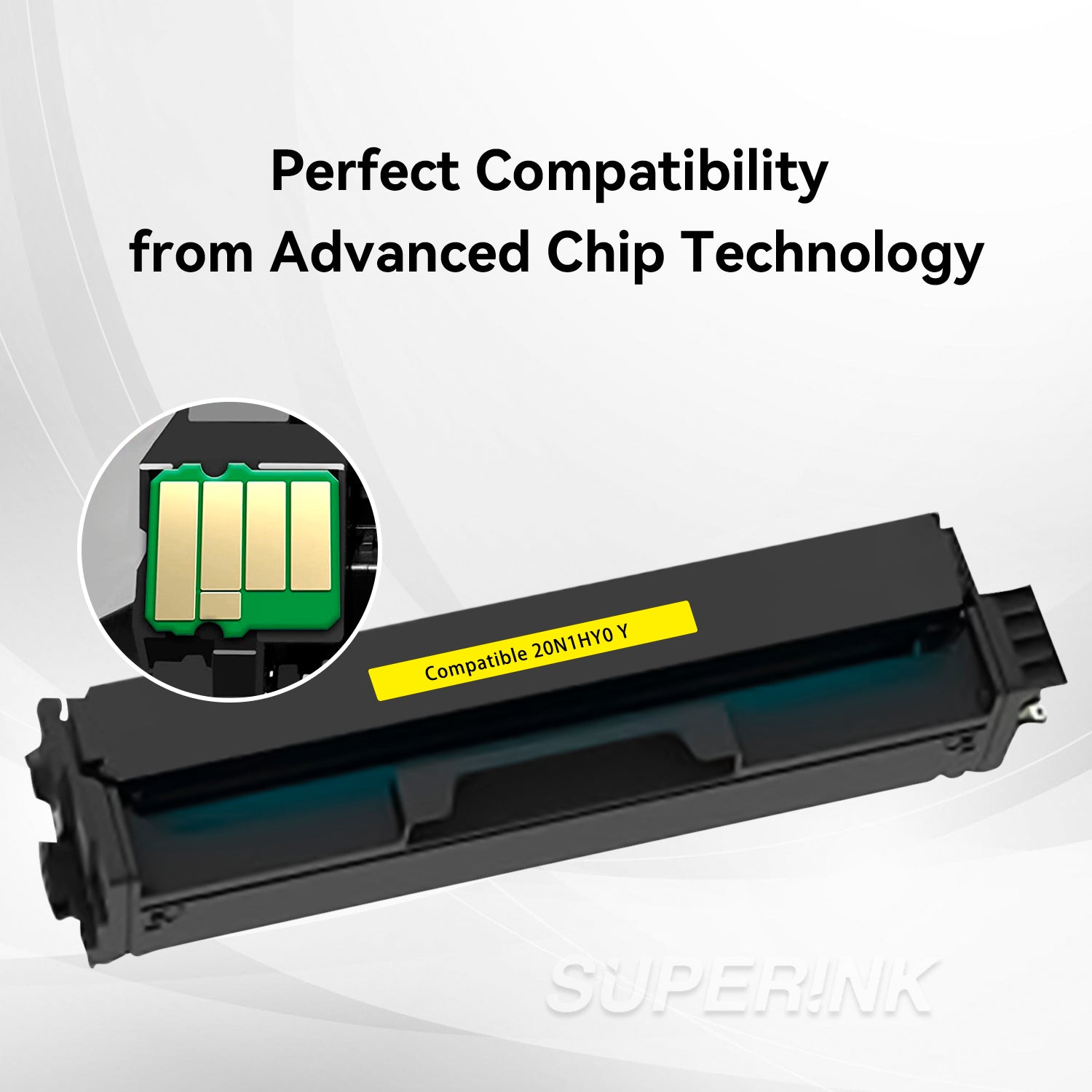Compatible Lexmark 20N1HY0 Yellow Toner Cartridge