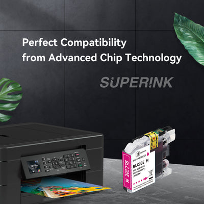 Compatible Brother LC20E Magenta Ink Cartridge by Superink