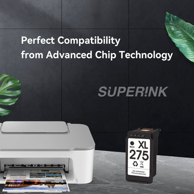 Compatible Canon PG-275XL Black Inkjet Cartridge By Superink