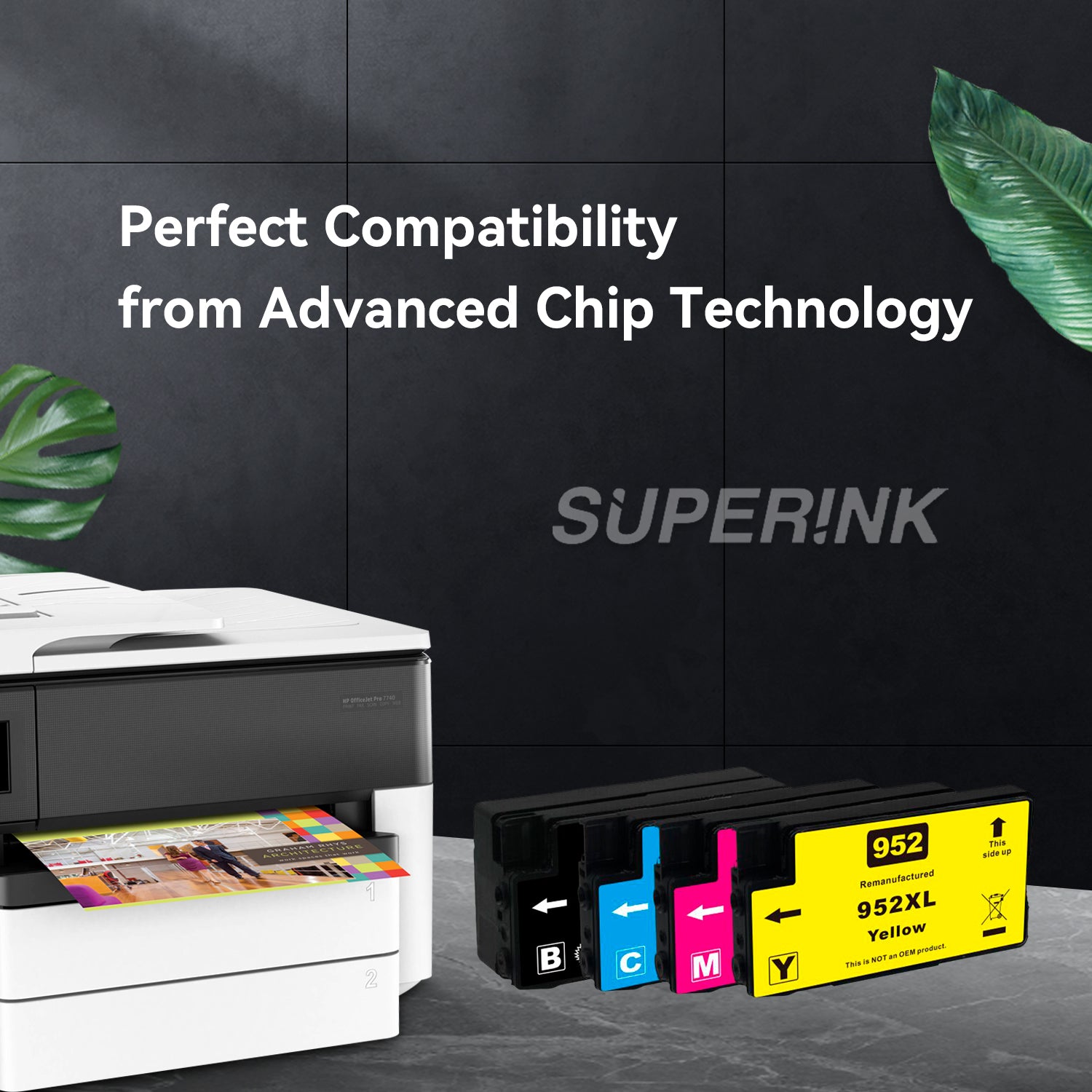 Cartouche d'encre Combo compatible HP 952XL Combo High Yield By Superink