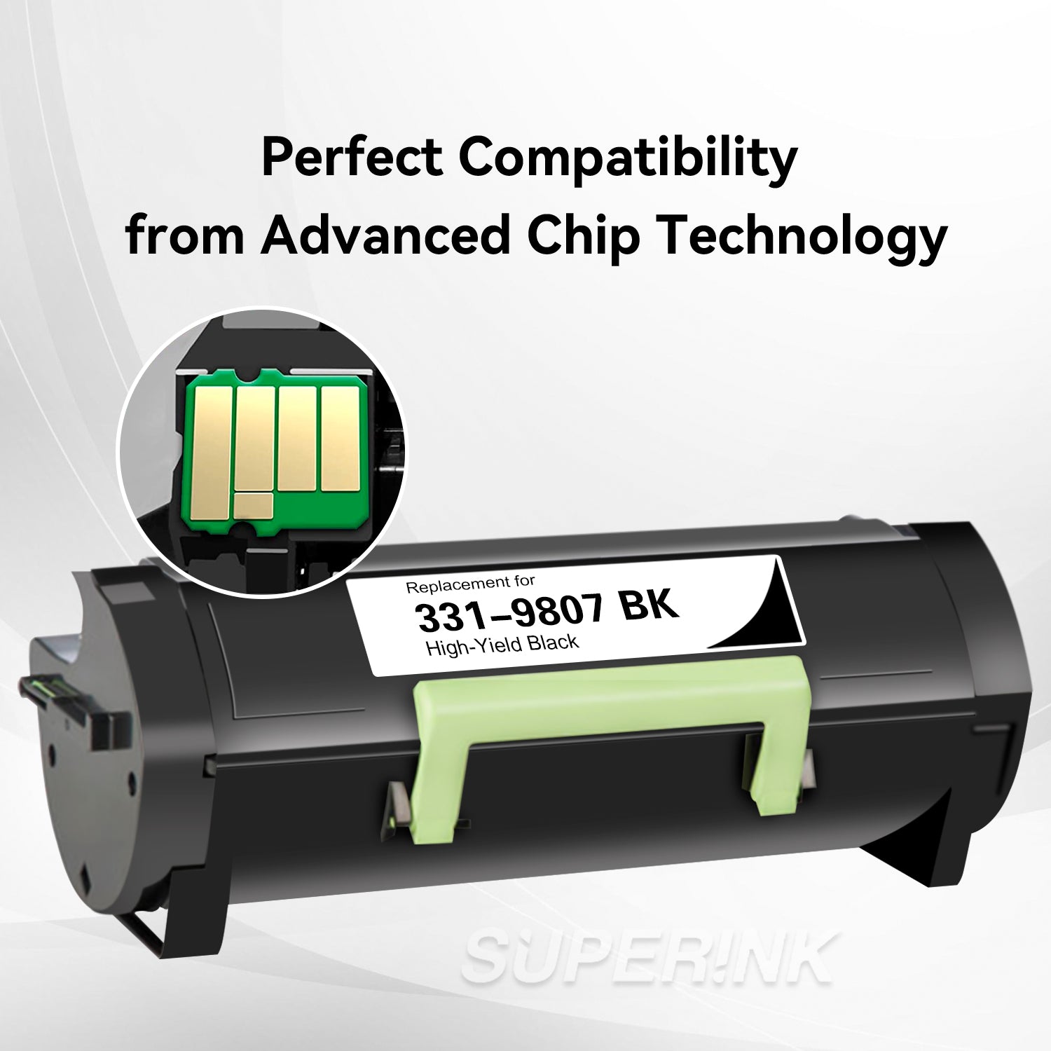 Compatible Dell 331-9807 Toner Cartridge for Dell B3460 By Superink