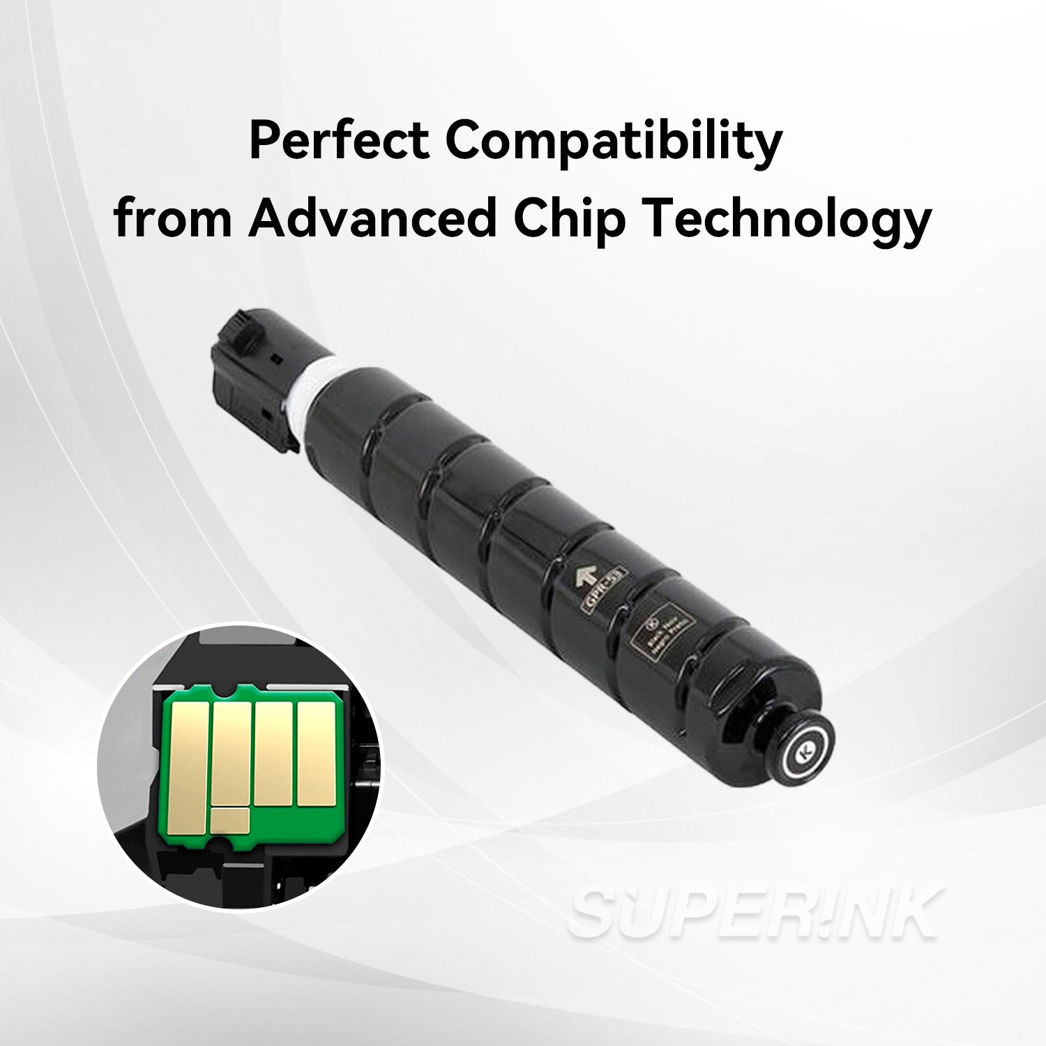 Compatible Canon GPR-53 8524B003AA Black Toner Cartridge By Superink