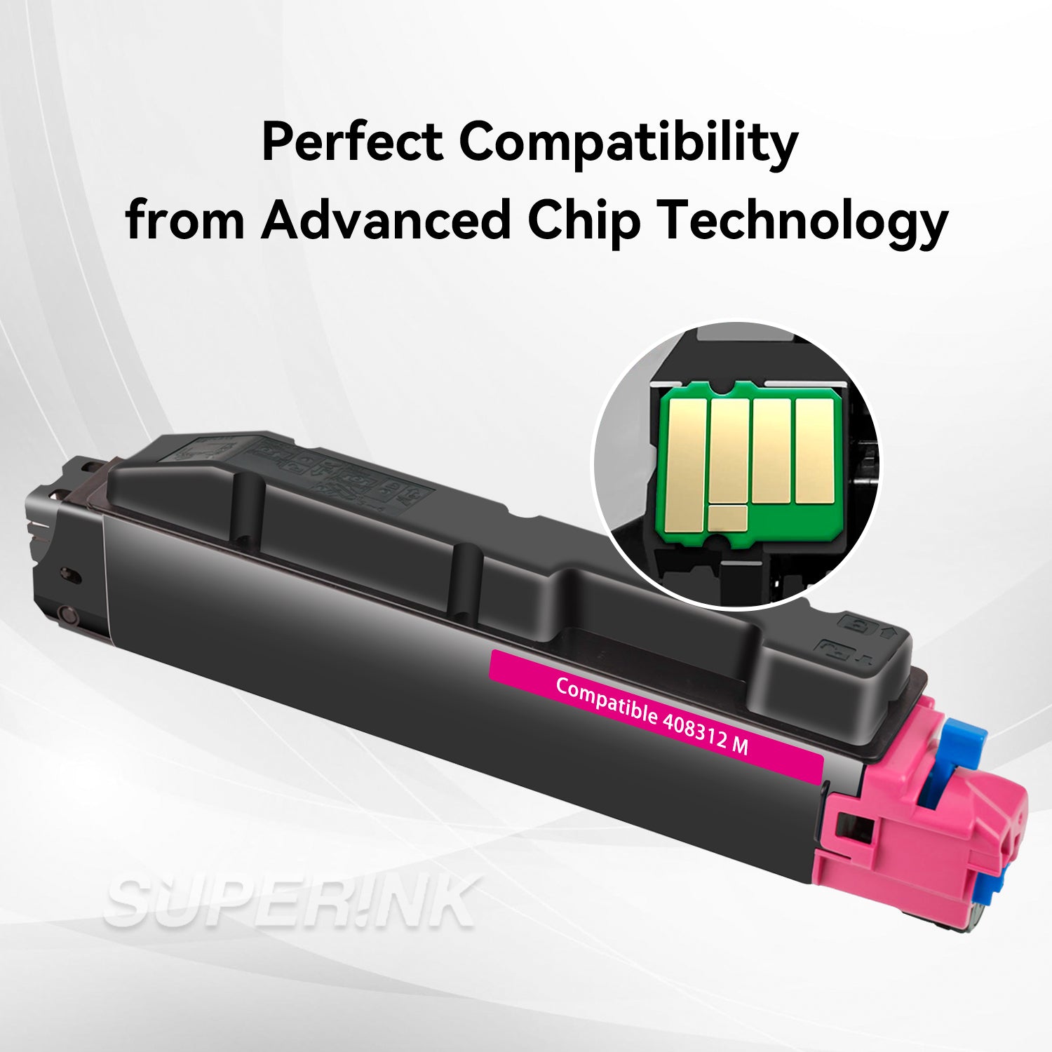 Compatible Ricoh 408312 Magenta Toner By Superink