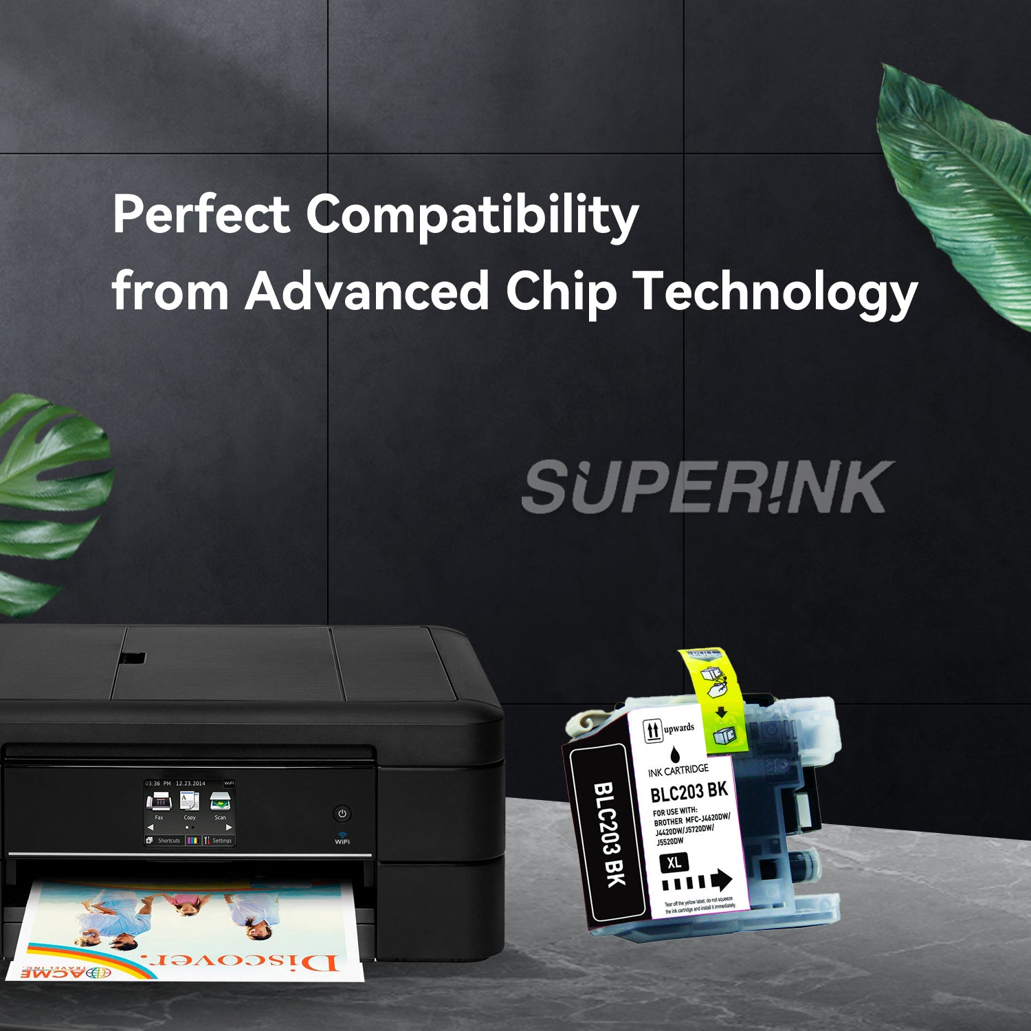 Compatible Brother LC203XL Black Ink Cartridge by Superink