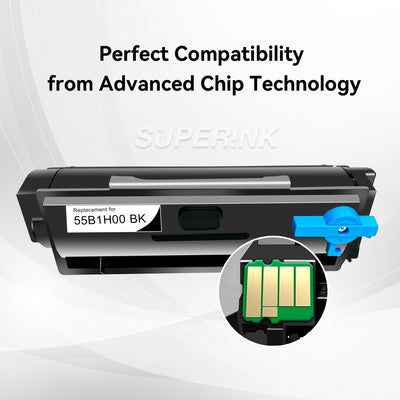 Compatible 55B1H00 55B1000 Black Toner Cartridge