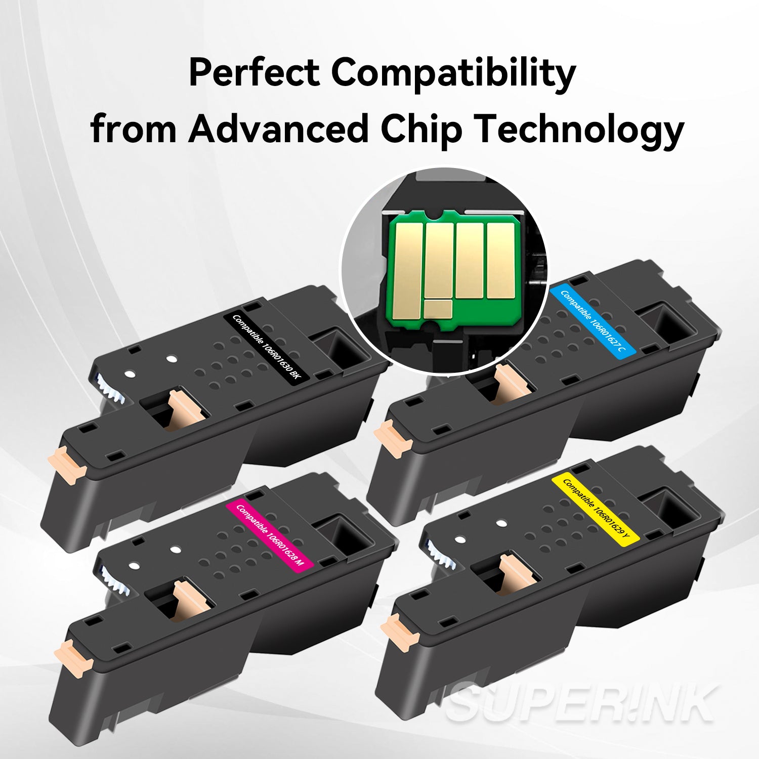 Compatible Xerox 6000/6010/6015 Set Toner Cartridge By Superink