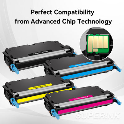 Compatible HP 642A Set Toner Cartridge By Superink