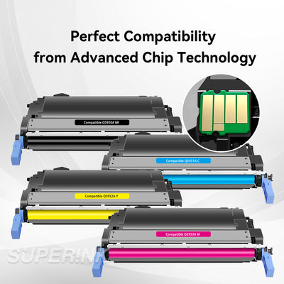 Compatible HP 643A Toner Cartridge Combo By Superink