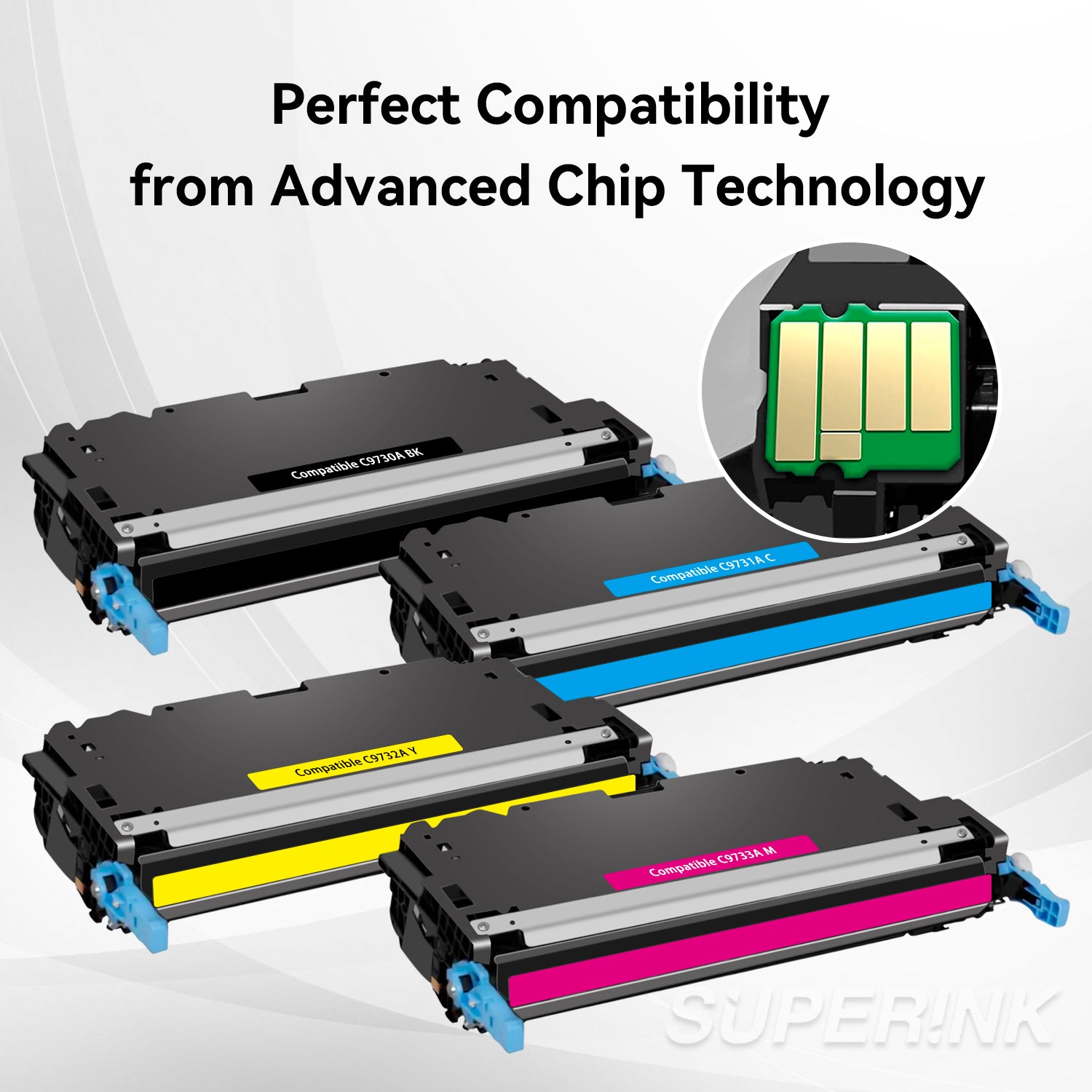 Compatible Combo Cartouche Toner HP 645A Combo By Superink