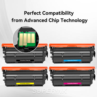 Compatible HP 655A Toner Cartridge Combo CF450A/451A/452A/453A