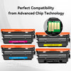 Compatible HP CF470X CF471X CF473X CF472X Toner Set By Superink