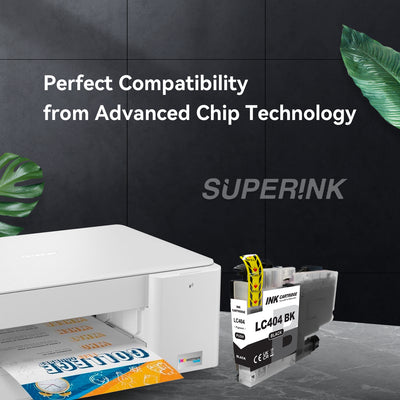 Compatible Brother LC404 Black Ink Cartridge by Superink
