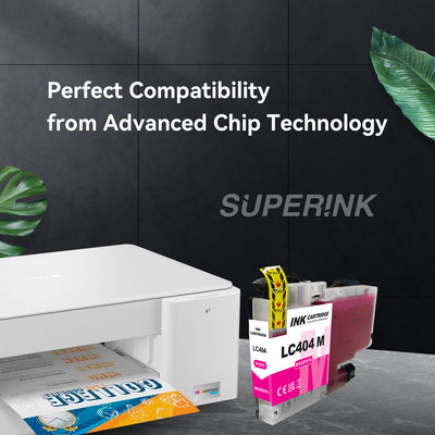 Compatible Brother LC404 Magenta Ink Cartridge by Superink