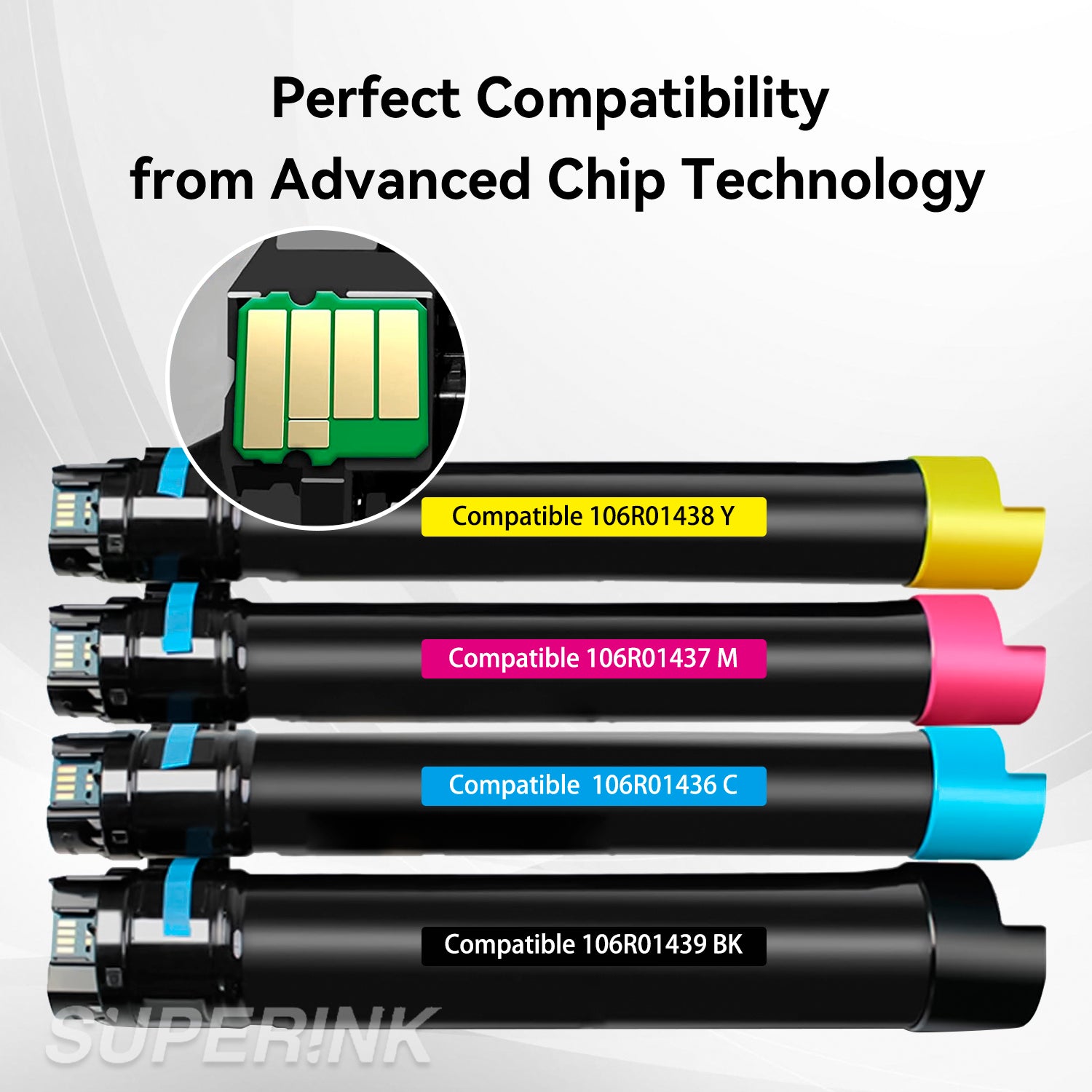 Compatible Xerox Phaser 7500 Toner Cartridge Set BK/C/M/Y
