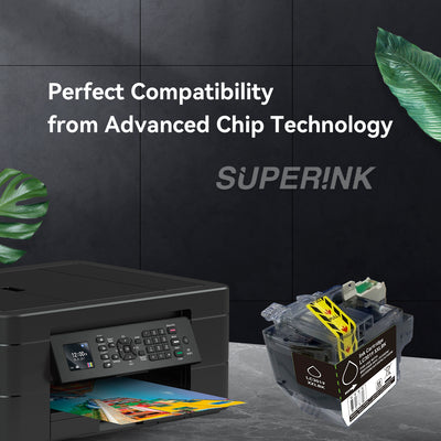 Cartouche d'encre noire compatible Brother LC3019XXL par Superink