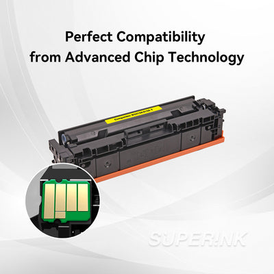 Compatible HP W2312A / 215A Yellow Toner (With Chip) By Superink