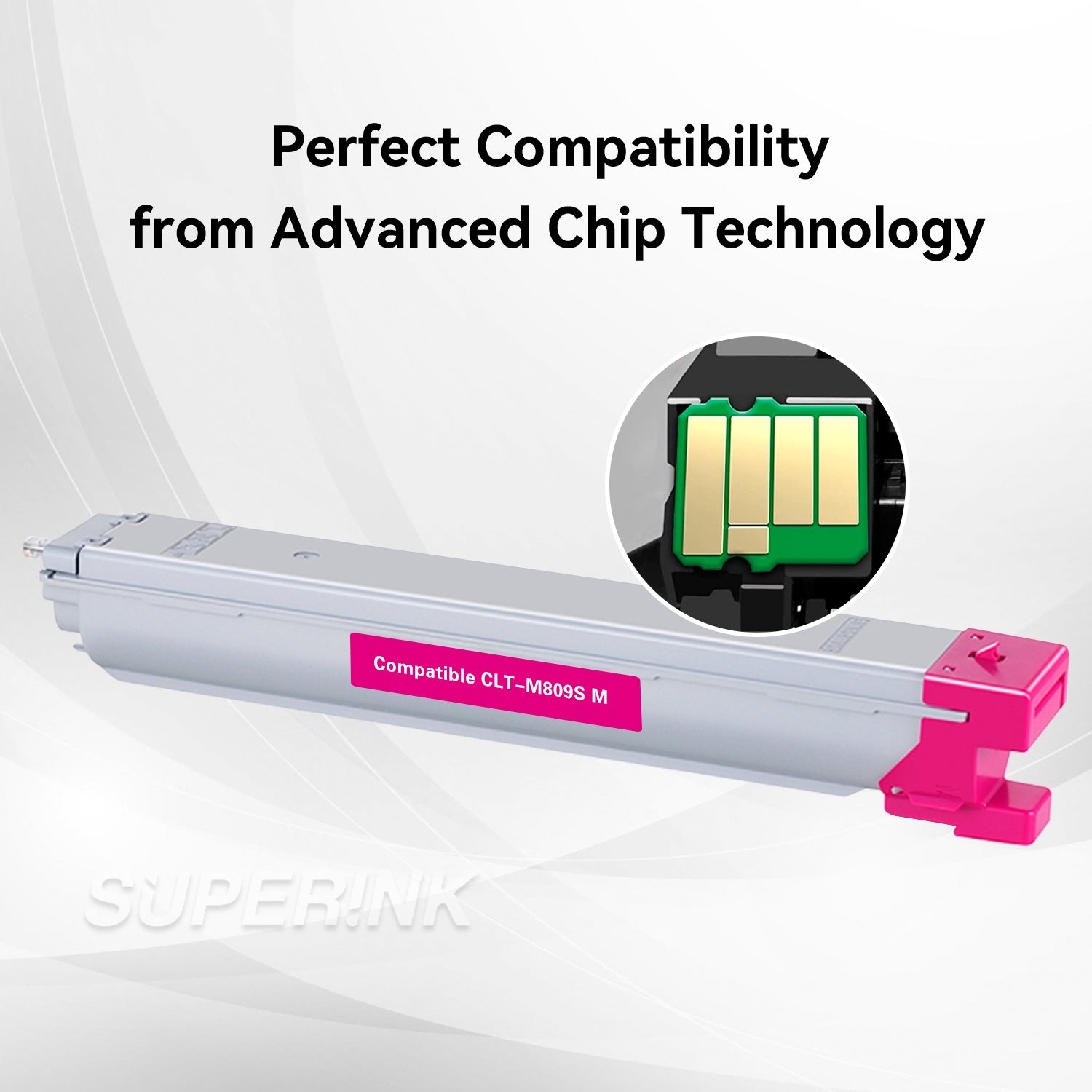 Compatible Samsung CLT-M809S Magenta Toner Cartridge By Superink