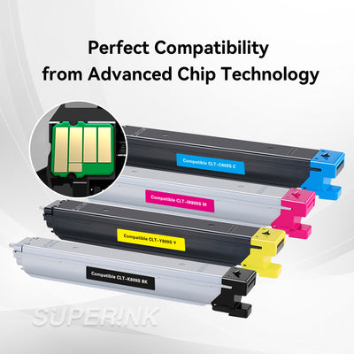Compatible Samsung CLT-809S / 809S Toner Cartridge Set By Superink