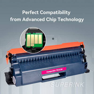 Compatible Brother TN810 Toner Cartridge Magenta By Superink