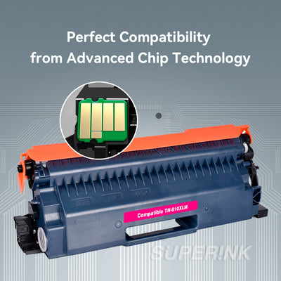Compatible Brother TN810XLM Toner Cartridge Magenta By Superink