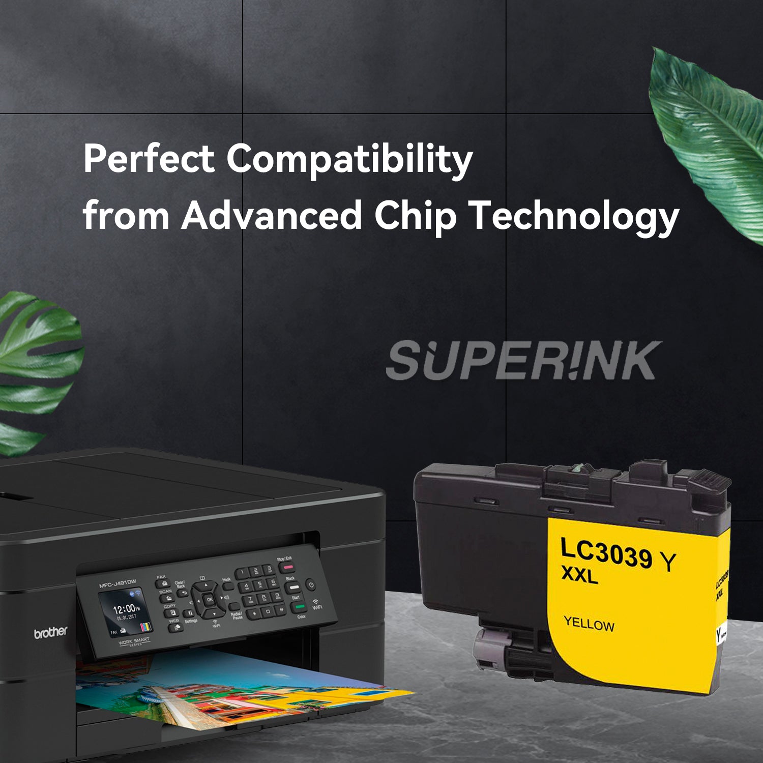 Compatible Brother LC3039XXL Yellow Ink Cartridge