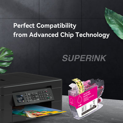Compatible Brother LC3013XL / LC3013 Magenta Ink Cartridge by Superink