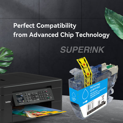 Compatible Brother LC3019XXL Cyan Ink Cartridge By Superink
