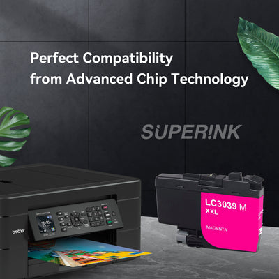 Compatible Brother LC3039XXL Magenta Ink Cartridge by Superink