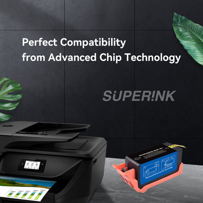Compatible HP 902XL Black Ink Cartridge (T6M14AN) By Superink