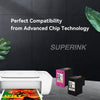 Compatible HP 63XL Ink Cartridge Combo Black/Tri-color By Superink