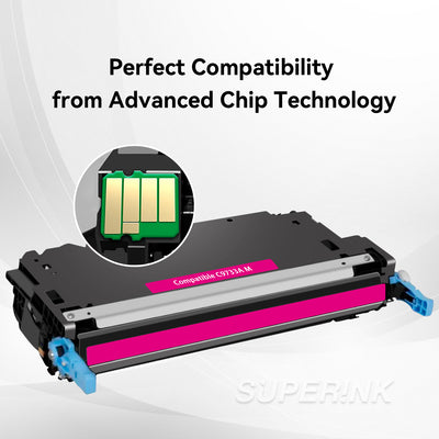 Compatible HP C9733A Magenta Toner Cartridge (HP645A) By Superink
