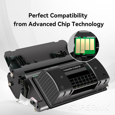 Compatible HP CC364X Black Toner Cartridge (HP 64X) By Superink