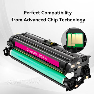Compatible HP CE263A Magenta Cartridge (HP 648A) By Superink
