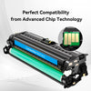 Compatible CE271A Cyan Toner Cartridge (HP 650A) By Superink