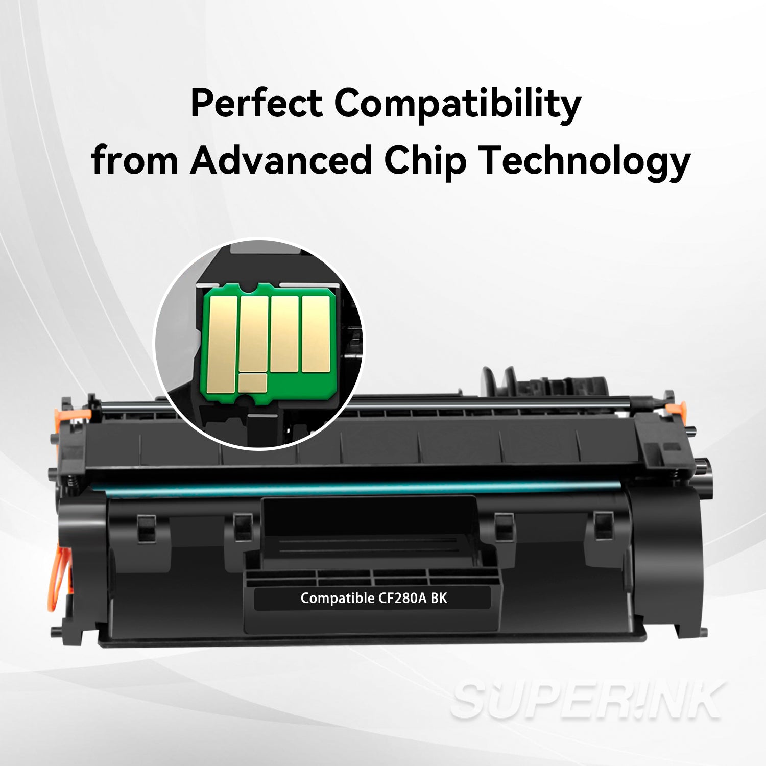 Cartouche de toner noir HP CF280A compatible (HP 80A) par Superink