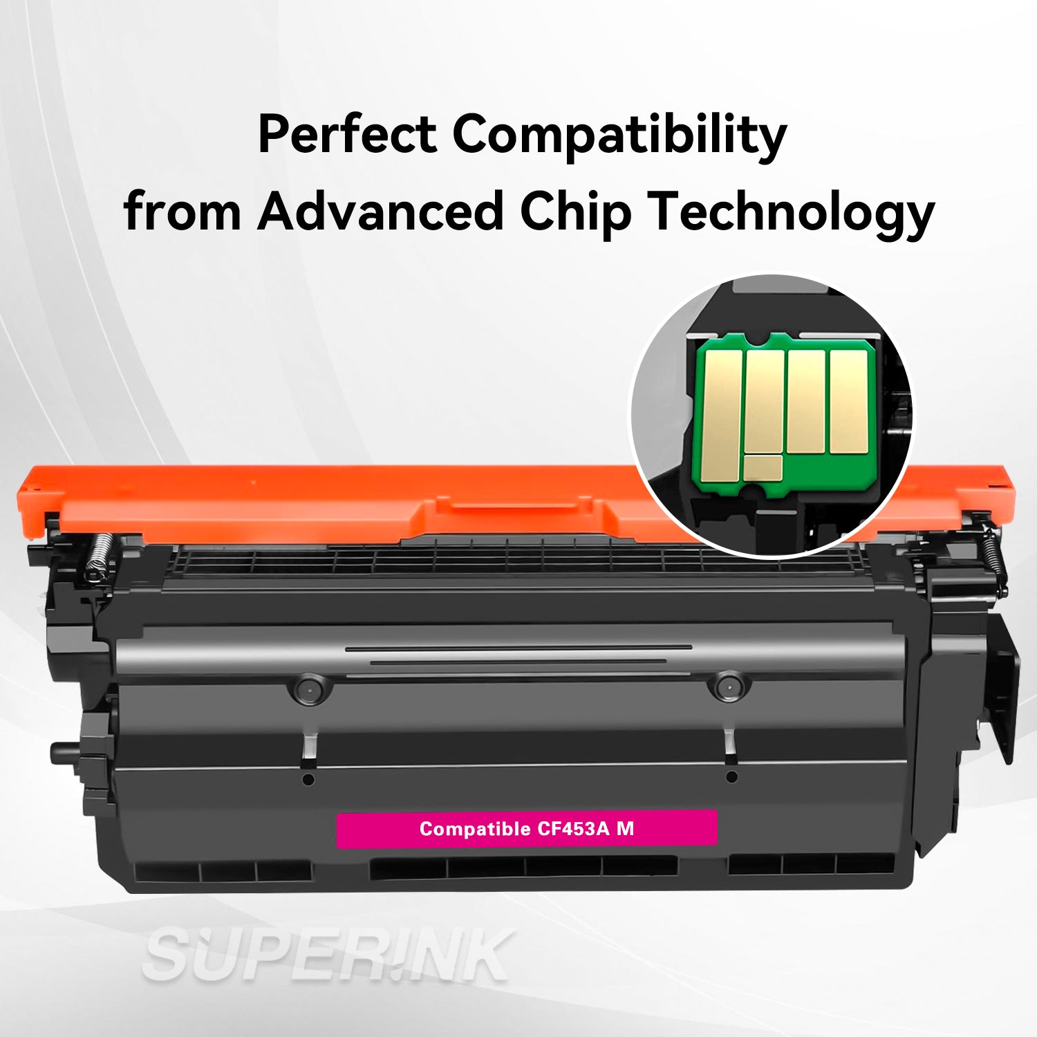 Compatible HP CF453A (655A) Magenta Toner Cartridge