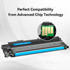 Compatible Samsung CLT-C406S CLT-C406S Cartouche toner cyan par Superink