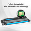 Compatible Samsung CLT-C406S Cyan Toner Cartridge By Superink