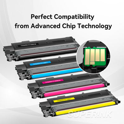 Compatible Samsung CLT-406S Toner Cartridge Combo BK/C/M/Y By Superink