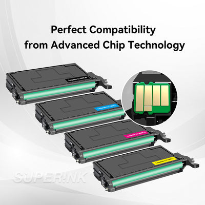 Compatible Samsung CLT-609S 4pcs Toner Cartridge Set By Superink