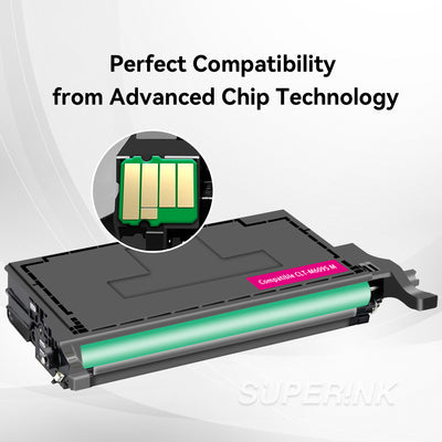 Compatible Samsung CLT-M609S Magenta Toner Cartridge By Superink